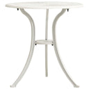 vidaXL Table de jardin 62x62x65 cm bronze en aluminium