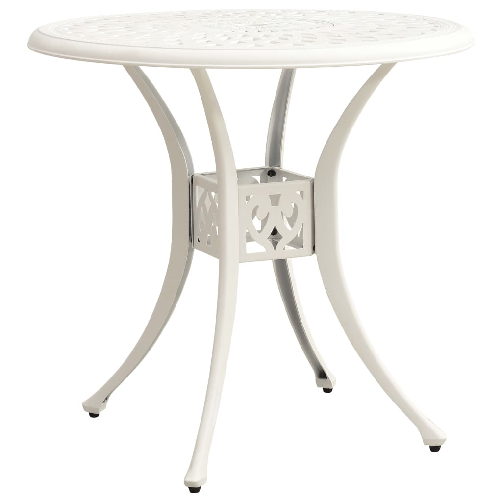 vidaXL Tuintafel 78x78x72 cm gietaluminium bronskleurig