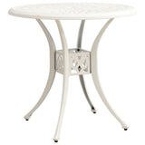 vidaXL Tuintafel 78x78x72 cm gietaluminium bronskleurig