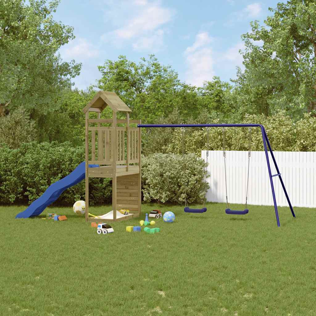 vidaXL Maison de jeux Massief Grenenhout