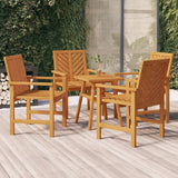 vidaXL Eetkamerstoel 6 pcs Naturel 62,5 x 59 x 89 cm