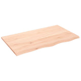 vidaXL Wastafelblad 40x30x2 cm onbehandeld massief hout