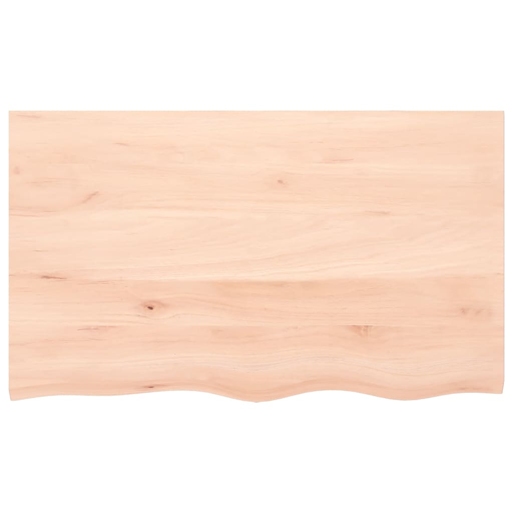 vidaXL Wastafelblad 40x30x2 cm onbehandeld massief hout