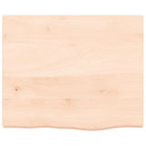 vidaXL Tafelblad 60x40x2 cm onbehandeld massief eikenhout