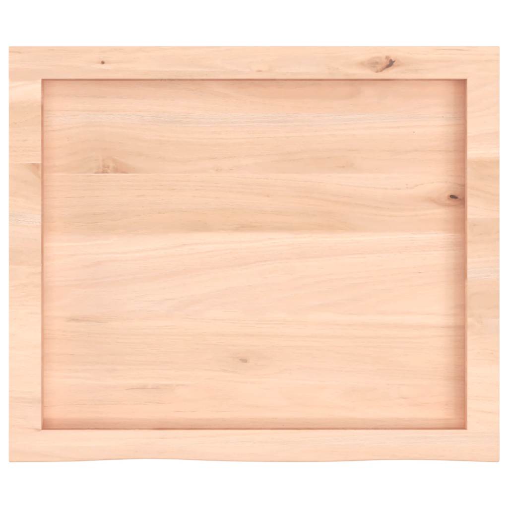vidaXL Tafelblad 60x40x2 cm onbehandeld massief eikenhout