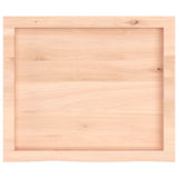 vidaXL Tafelblad 60x40x2 cm onbehandeld massief eikenhout