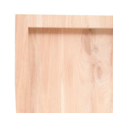 vidaXL Tafelblad 60x40x2 cm onbehandeld massief eikenhout