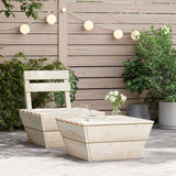 vidaXL Tuintafel 60x60x30 cm geïmpregneerd vurenhout