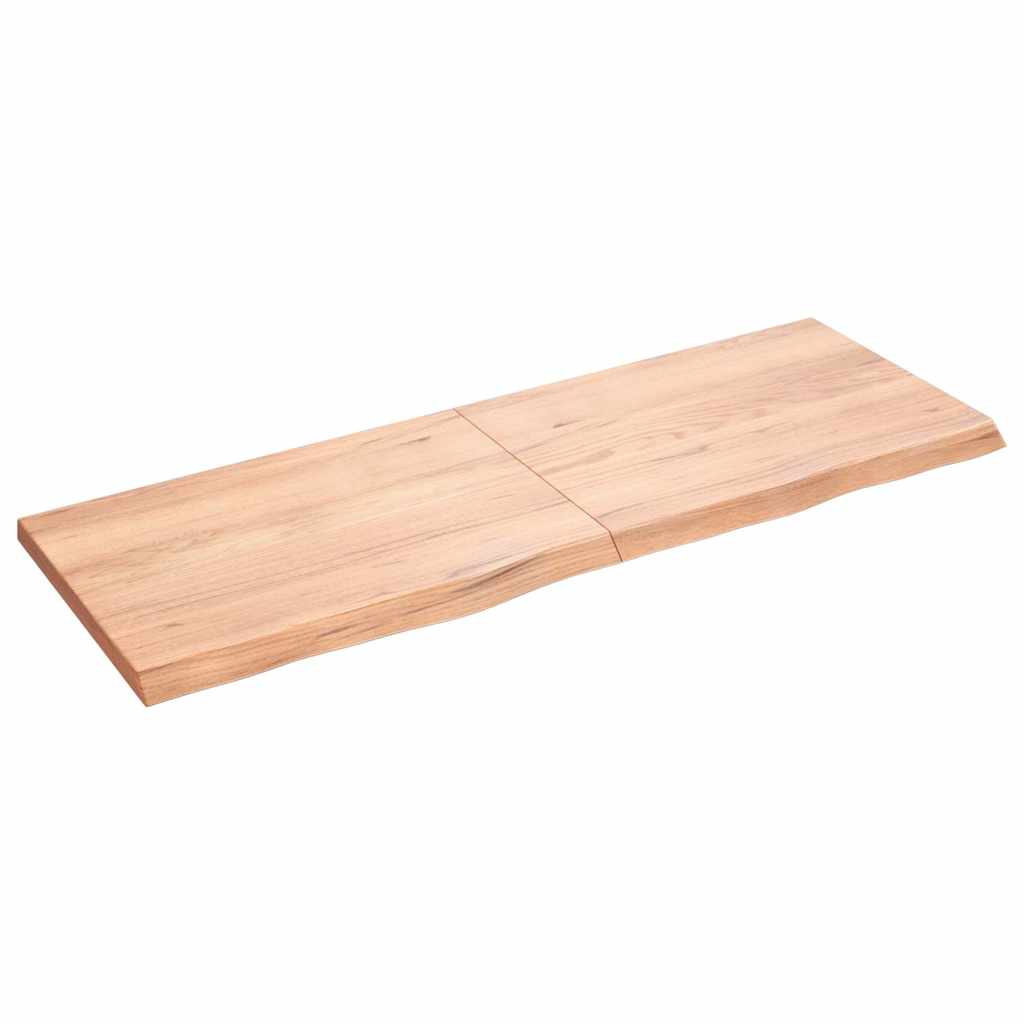 vidaXL Tafelblad 60x40x2 cm onbehandeld massief eikenhout