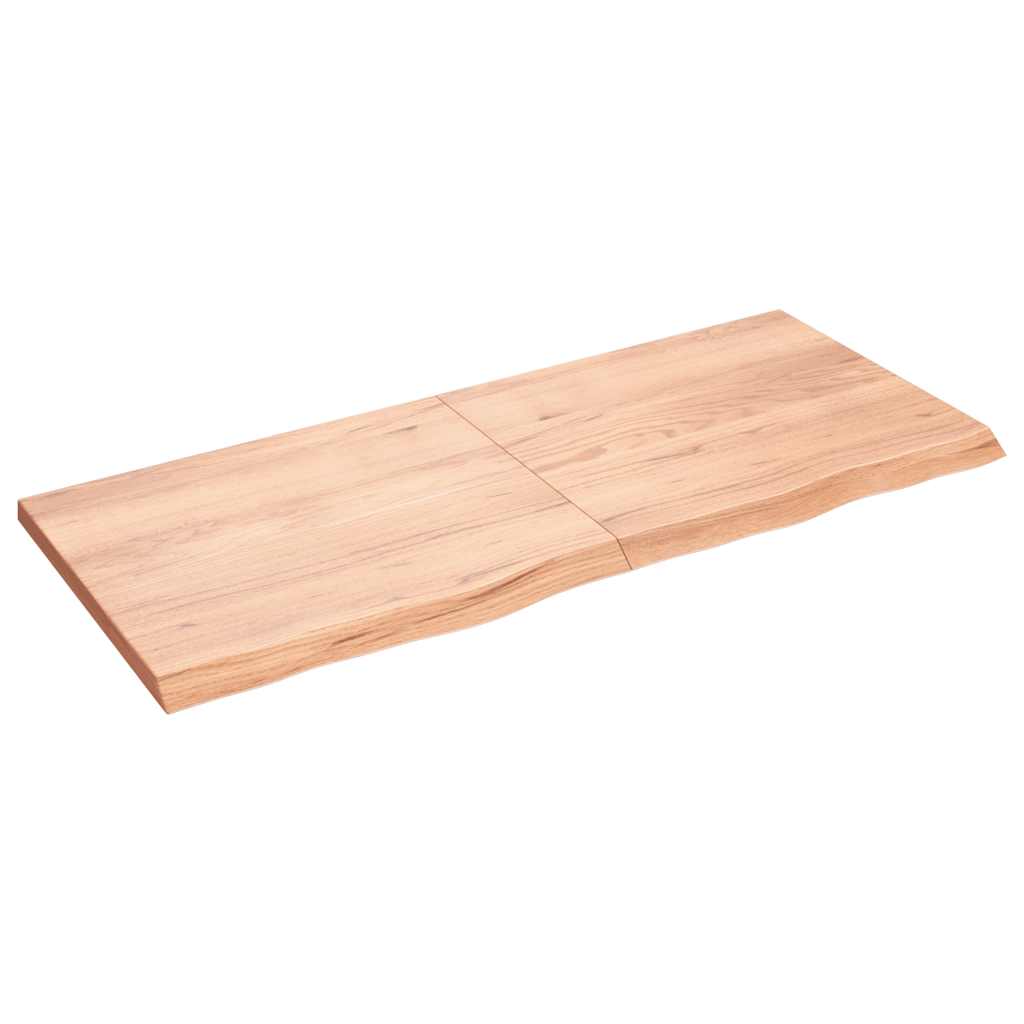 vidaXL Tafelblad 60x40x2 cm onbehandeld massief eikenhout