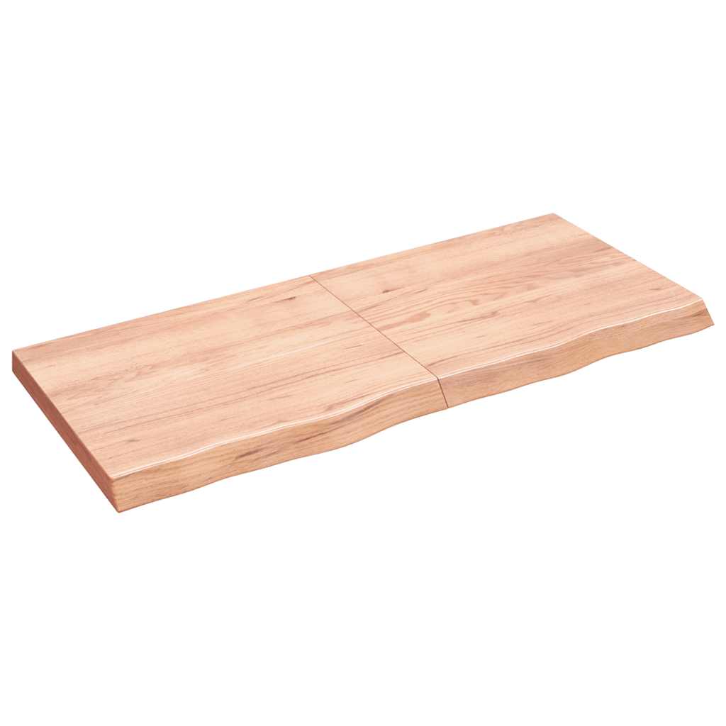 vidaXL Tafelblad 60x40x2 cm onbehandeld massief eikenhout
