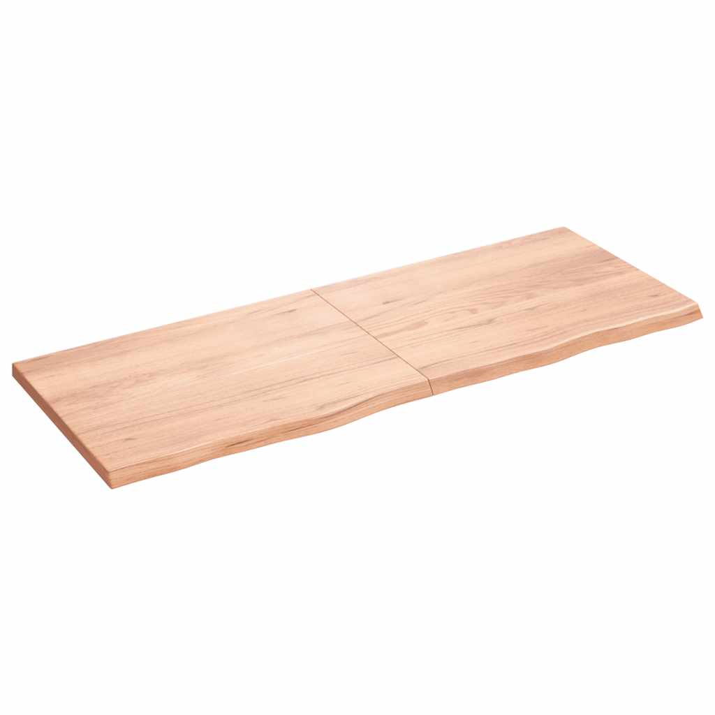 vidaXL Tafelblad 60x40x2 cm onbehandeld massief eikenhout