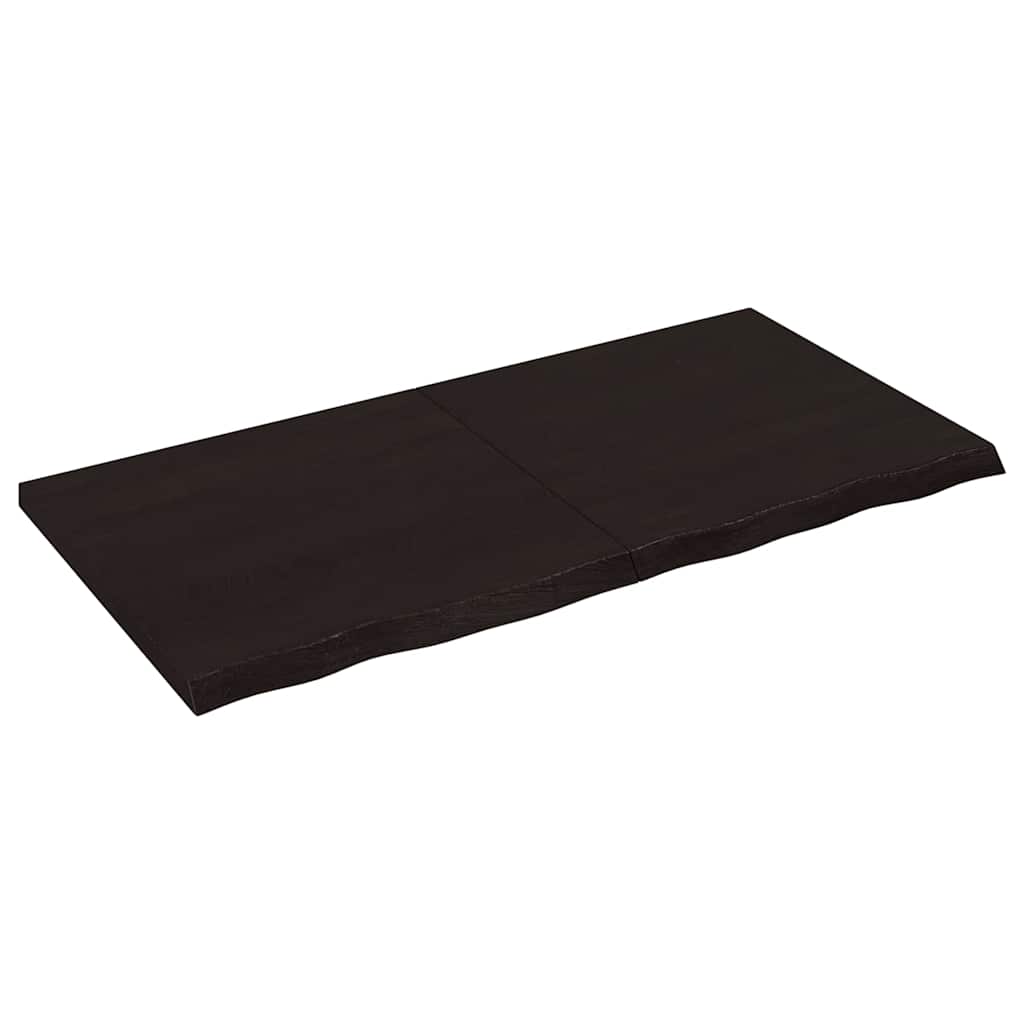 vidaXL Tafelblad 60x40x2 cm onbehandeld massief eikenhout