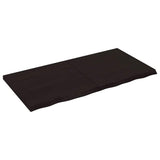 vidaXL Tafelblad 60x40x2 cm onbehandeld massief eikenhout