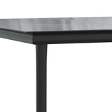 vidaXL 3-delige Tuinset zwart