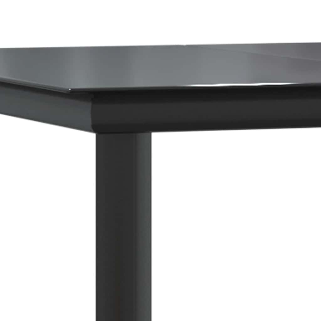 vidaXL 3-delige Tuinset zwart