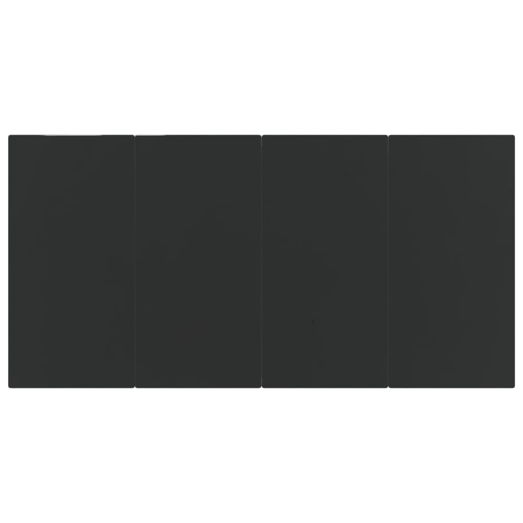vidaXL 3-delige Tuinset donkergrijs