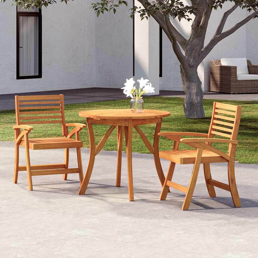 vidaXL 5-piece Dining Set Solid Acacia Wood