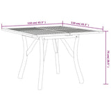 vidaXL 5-piece Dining Set Solid Acacia Wood