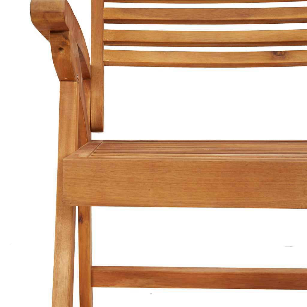 vidaXL 5-piece Dining Set Solid Acacia Wood