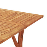 vidaXL 5-piece Dining Set Solid Acacia Wood