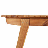 vidaXL 5-piece Dining Set Solid Acacia Wood