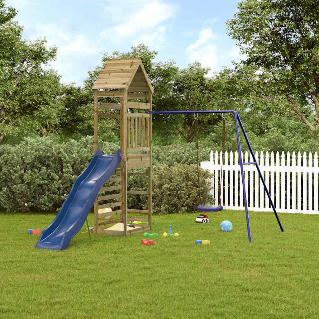 vidaXL Playhouse solid pine wood