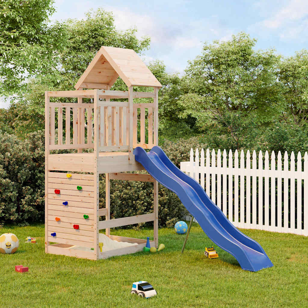 vidaXL Playhouse solid pine wood