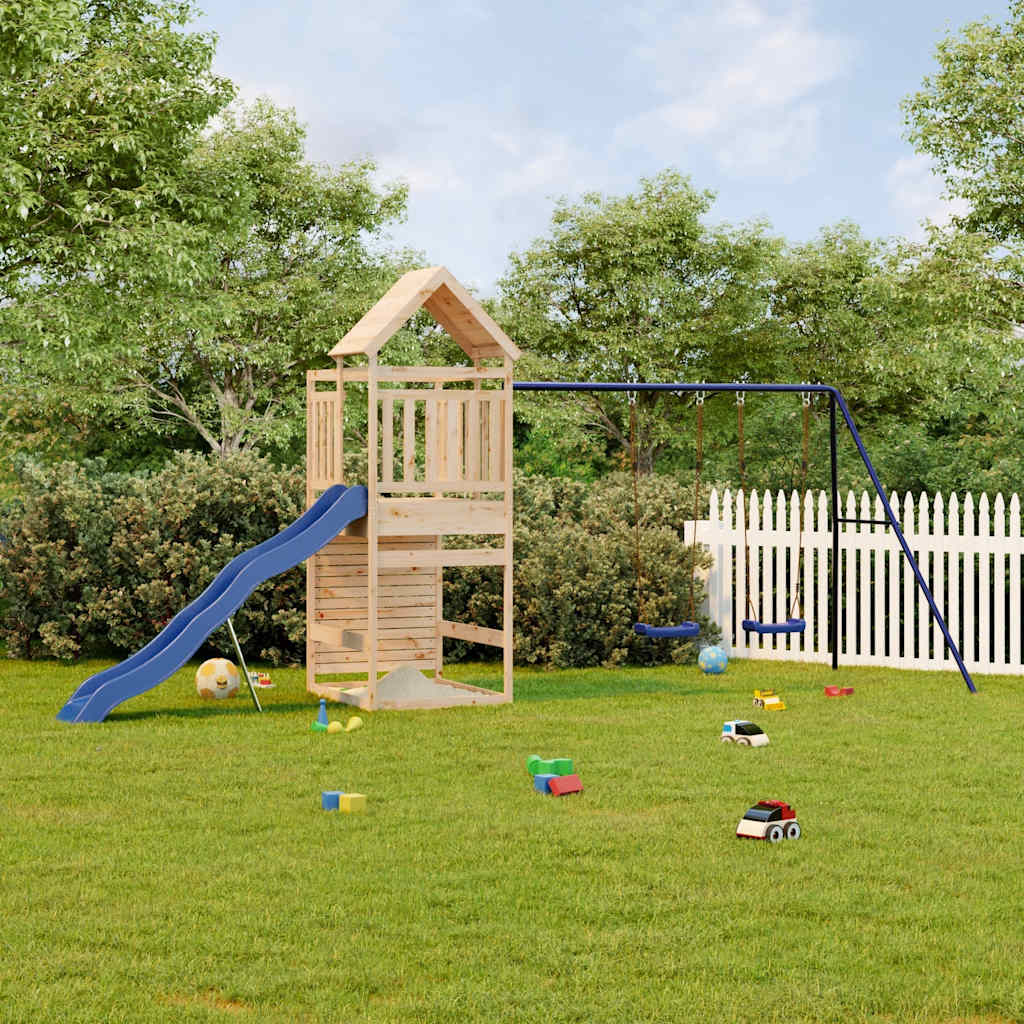 vidaXL Playhouse solid pine wood