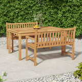 vidaXL 5-piece Garden Dining Set 150x90 cm Solid Teak Wood