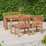vidaXL 5-piece Garden Dining Set 150x90 cm Solid Teak Wood