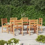 vidaXL 5-delige Tuinset massief teakhout