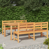 vidaXL 5-delige Tuinset massief teakhout