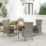 vidaXL Ensemble de jardin 3 pièces avec meubles en rotin poly