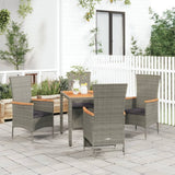 vidaXL Ensemble de jardin 3 pièces avec meubles en rotin poly