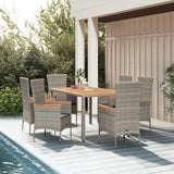 vidaXL Ensemble de jardin 3 pièces avec meubles en rotin poly
