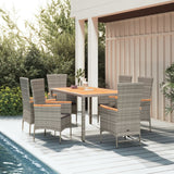 vidaXL Ensemble de jardin 3 pièces avec meubles en rotin poly