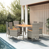 vidaXL Ensemble de jardin 3 pièces avec meubles en rotin poly