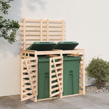 vidaXL Containerberging dubbel massief grenenhout