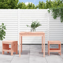 vidaXL 3-delige Bistroset massief grenenhout wit