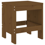 vidaXL 5-piece Garden Dining Set Solid Pinewood White