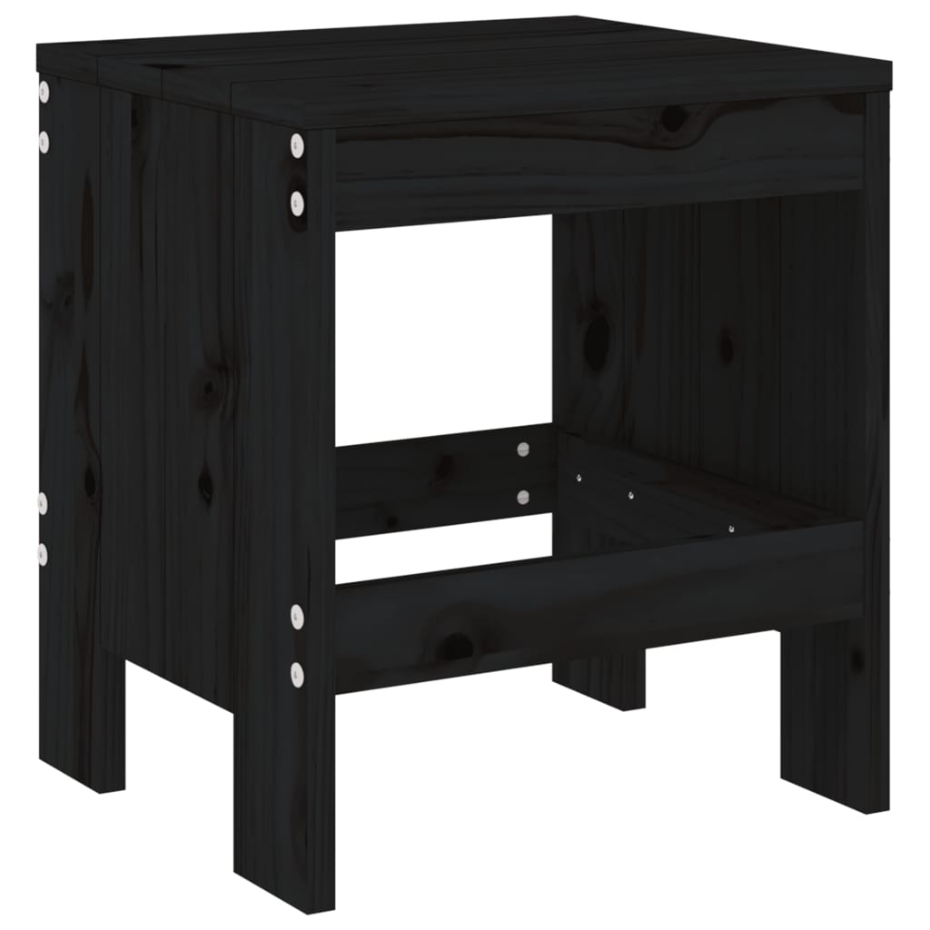 vidaXL 5-delige Tuinset massief grenenhout wit