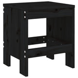 vidaXL 5-delige Tuinset massief grenenhout wit