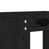 vidaXL 5-delige Tuinset massief grenenhout wit