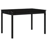 vidaXL 5-delige Tuinset massief grenenhout wit