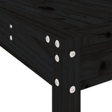 vidaXL 5-delige Tuinset massief grenenhout wit