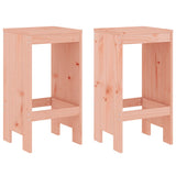 vidaXL 3-Piece Bar Set Solid Pine Wood White