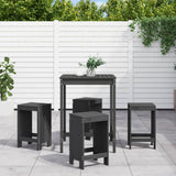 vidaXL 5-piece Bar Set Solid Pine Wood White
