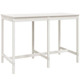 vidaXL 7-Piece Bar Set Solid Pine Wood White