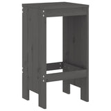 vidaXL 9-delige Barset massief grenenhout wit
